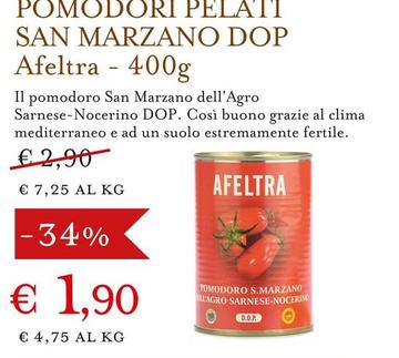 Offerta per Afeltra - Pomodori Pelati San Marzano DOP a 1,9€ in Eataly