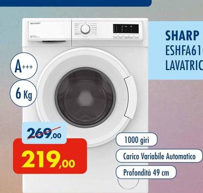 Offerta per Sharp - Estufa 61 Lavatrice a 219€ in Futura Elettronica