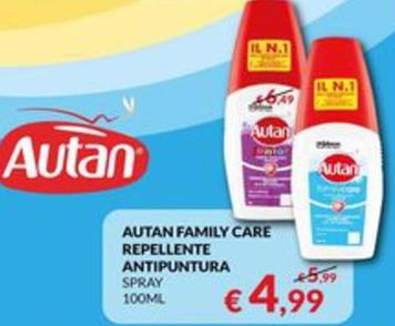 Offerta per Autan - Care Repellente Antipuntura a 4,99€ in Ni Hao Market
