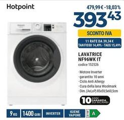 Offerta per Hotpoint - Lavatrice NF96WK IT a 393,43€ in Sinergy