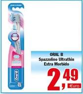 Offerta per Oral b - Spazzolino Ultrathin Extra Morbido a 2,49€ in La Commerciale Montaltese