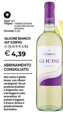 Offerta per Corvo - Glicine Bianco IGT a 4,39€ in Maxisconto Supermercati