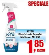 Offerta per Igyen - Disinfettante Superfici Multiuso a 1,85€ in Quadrifoglio Commerciale