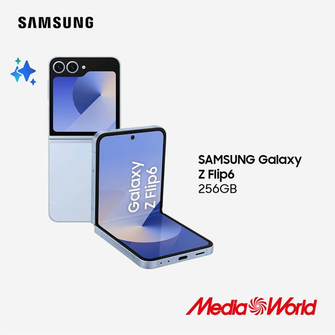 Offerta per SAMSUNG Galaxy Z Flip6 256GB, 256 GB, BLUE in MediaWorld