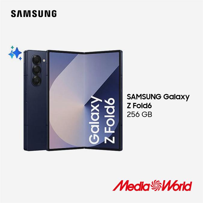 Offerta per SAMSUNG Galaxy Z Fold6 256GB, 256 GB, Navy in MediaWorld