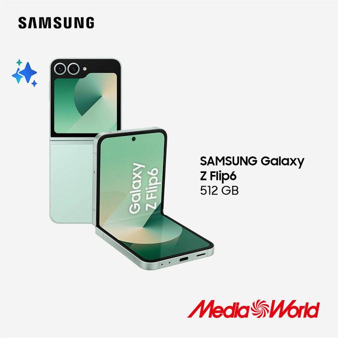 Offerta per SAMSUNG Galaxy Z Flip6 512GB, 512 GB, Mint in MediaWorld