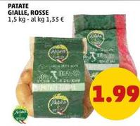 Offerta per Patate Gialle, Rosse a 1,99€ in PENNY