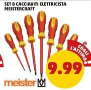 Offerta per Meistercraft - Set 8 Cacciaviti Elettricista a 9,99€ in PENNY