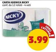 Offerta per Nicky - Carta Igienica a 3,99€ in PENNY