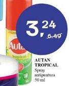 Offerta per Autan - Tropical Spray Antipuntura a 3,24€ in Caddy's