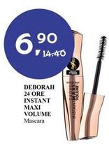 Offerta per Deborah - 24 Ore Instant Maxi Volume Mascara a 6,9€ in Caddy's Maxistore