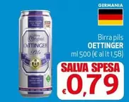 Offerta per Oettinger - Birra Pils a 0,79€ in Eurospesa