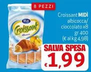 Offerta per Midi - Croissant Albicocca/Cioccolato a 1,99€ in Eurospesa