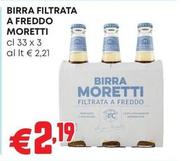 Offerta per Moretti - Birra Filtrata A Freddo a 2,19€ in Pam