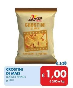 Offerta per Jocker Snack - Crostini Di Mais a 1€ in MD