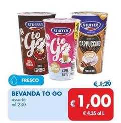 Offerta per Stuffer - Bevanda To Go a 1€ in MD