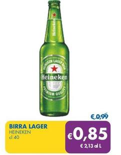 Offerta per Heineken - Birra Lager a 0,85€ in MD