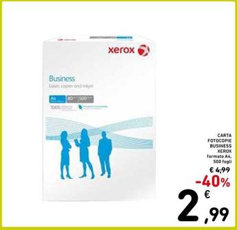 Offerta per Xerox - Carta Fotocopie Business a 2,99€ in Spazio Conad