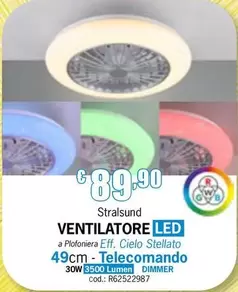 Offerta per Stralsund Ventilatore Led a 89,9€ in Centro Brico