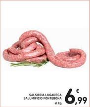 Offerta per Salsiccia Luganega Salumificio Fontebona a 6,99€ in Spazio Conad