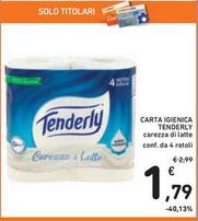 Offerta per Tenderly - Carta Igienica a 1,79€ in Spazio Conad