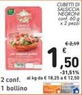 Offerta per Negroni - Cubetti Di Salsiccia a 1,5€ in Spazio Conad