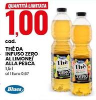 Offerta per Blues The Da Infuso Zero Al Limone/Alla Pesca a 1€ in Eurospin