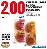 Offerta per Tre Mulini - Cheeseburger Suino/Tacchino E Pollo, 2 Pz a 2€ in Eurospin