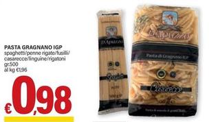 Offerta per  D'Apuzzo - Pasta Gragnano IGP a 0,98€ in ARD Discount