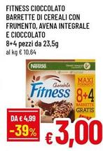 Offerta per Nestlè - Fitness Cioccolato Barrette Di Cereali Con Frumento, Avena Integrale E Cioccolato a 3€ in Famila