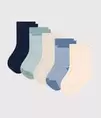 Offerta per 5 paia di calzini in cotone millerighe neonato a 27€ in Petit Bateau