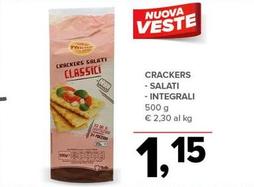Offerta per I Tesori Del Forno - Crackers Salati/Integrali a 1,15€ in Todis
