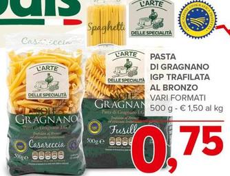 Offerta per L'arte Delle Specialità - Pasta Di Gragnano IGP Trafilata Al Bronzo a 0,75€ in Todis