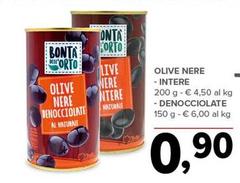 Offerta per Bontà Dell'Orto - Olive Nere Intere/Denocciolate  a 0,9€ in Todis