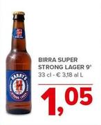 Offerta per Harry's Super - Birra Super Strong Lager 9° a 1,05€ in Todis
