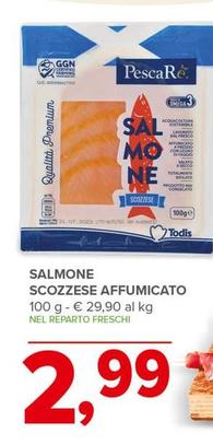 Offerta per Pescare - Salmone Scozzese Affumicato a 2,99€ in Todis