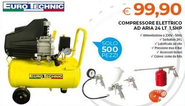 Offerta per Eurotechnic - Compressore Elettrico Ad Aria  a 99,9€ in Todis
