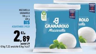 Offerta per Granarolo - Mozzarella a 2,89€ in Conad