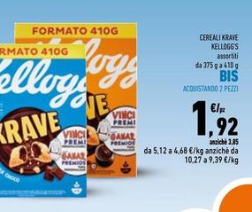 Offerta per Kelloggs - Cereali Krave  a 1,92€ in Conad
