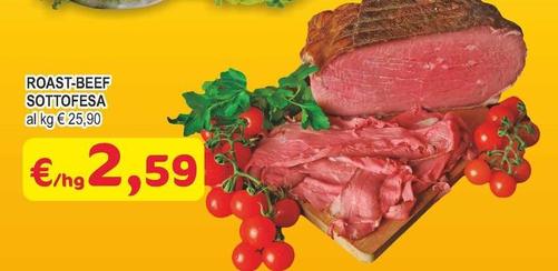 Offerta per Roast-Beef Sottofesa a 2,59€ in Crai