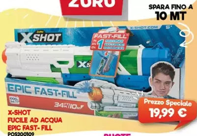 Offerta per Xshot - Fucile Ad Acqua Epic Fast-Fill a 19,99€ in Giocheria