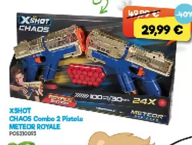 Offerta per Xshot - Chaos Combo 2 Pistole Meteor Royale a 29,99€ in Giocheria