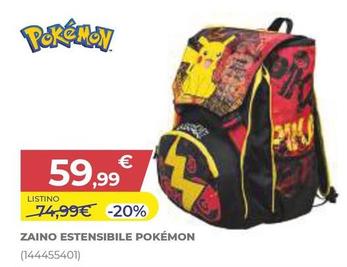 Offerta per Pokemon - Zaino Estensibilie a 59,99€ in Toys Center
