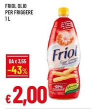Offerta per Friol - Olio Per Friggere a 2€ in A&O