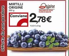 Offerta per Origine - Mirtilli a 2,78€ in Coop