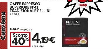 Offerta per Pellini - Caffè Espresso Superiore N°42 Tradizionale a 4,19€ in Coop