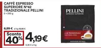 Offerta per Pellini - Caffè Espresso Superiore N°42 Tradizionale a 4,19€ in Coop