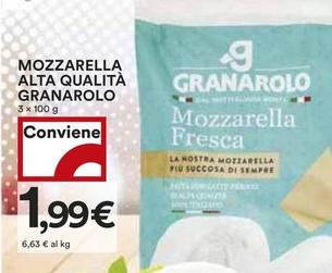 Offerta per Granarolo - Mozzarella Alta Qualità a 1,99€ in Coop