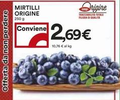 Offerta per Origine - Coop - Mirtilli a 2,69€ in Coop