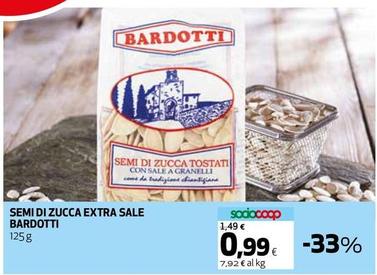Offerta per Bardotti - Semi Di Zucca Extra Sale a 0,99€ in Coop